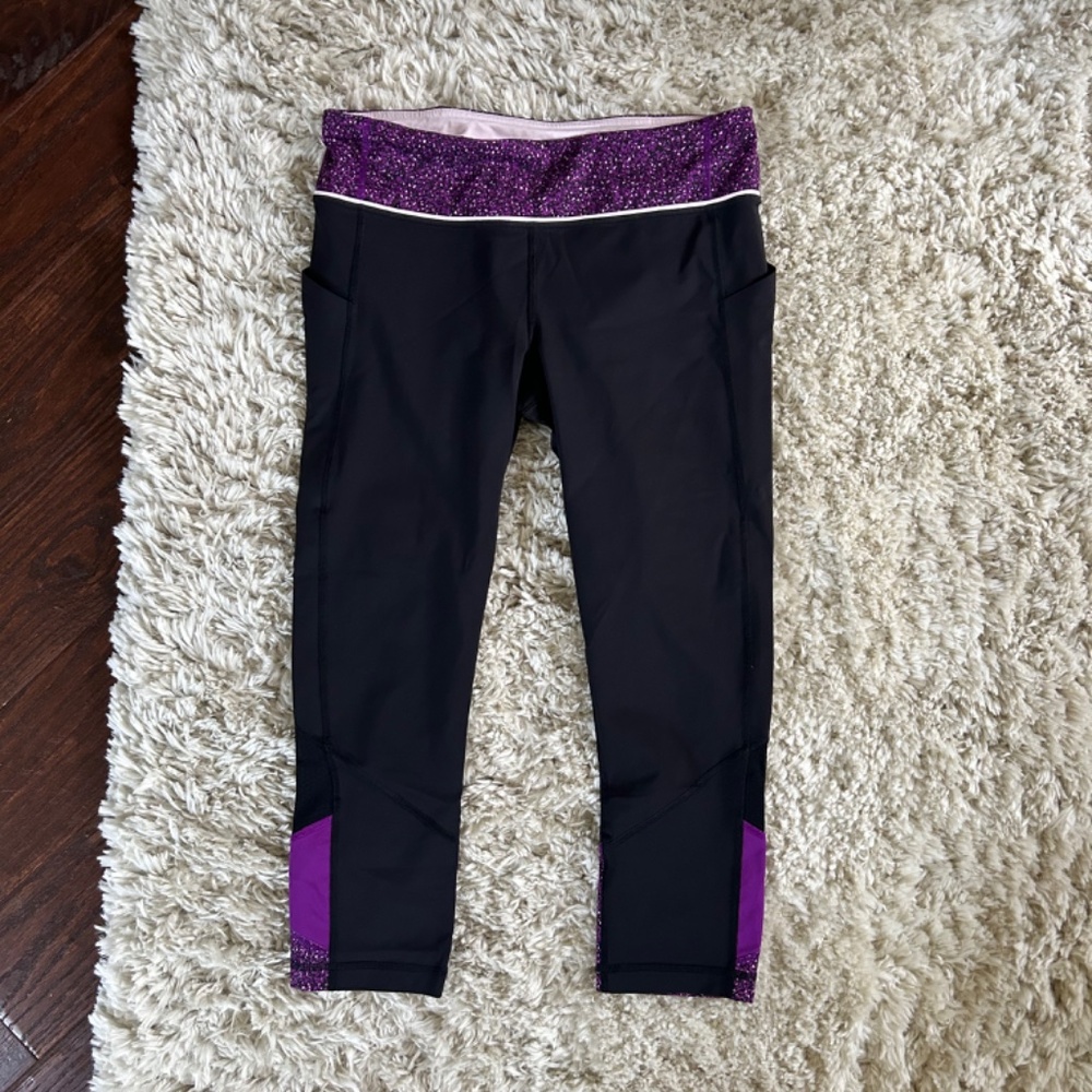 Lululemon vintage crop legging-Size 8